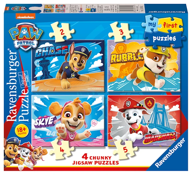 Paw Patrol Ensimmäinen Palapelini 2/3/4/5 palaa, Ravensburger