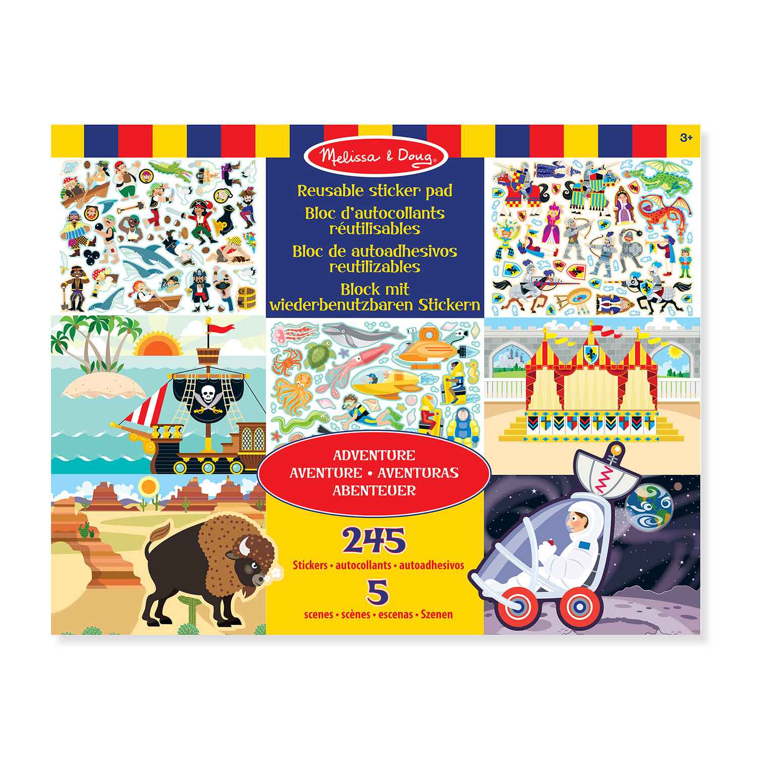 Reusable Sticker Pad Adventure Melissa & Doug