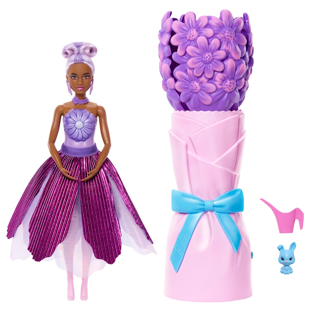 Produktbild 1 för Flower Surprise Doll Lila Barbie