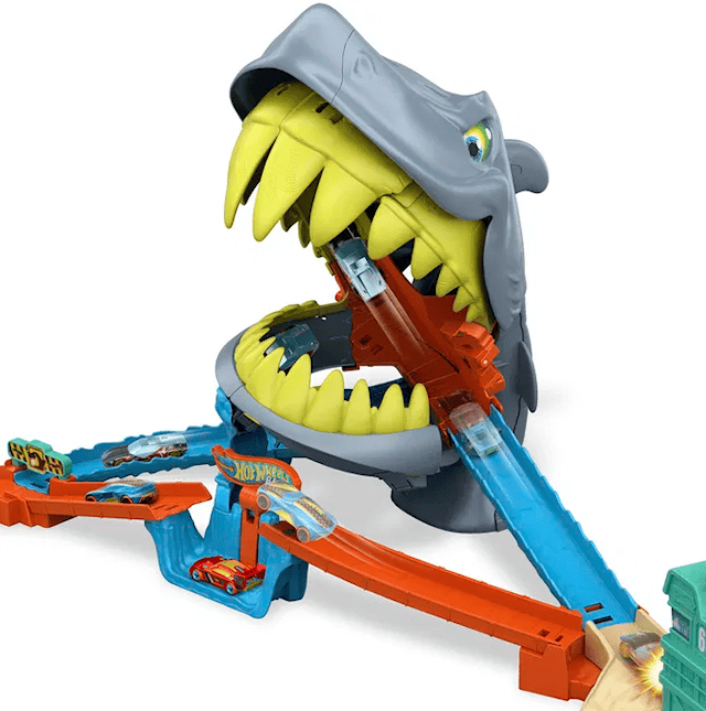 Produktbild 2 för City Shark Chomp Beach Hot Wheels