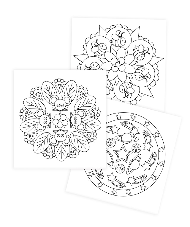 Produktbild 2 för Mandala Målarbok FSC® Sense