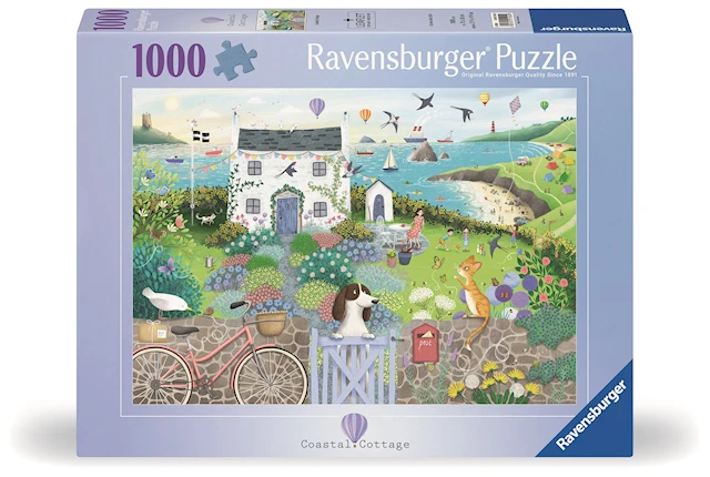 Pussel Coastal Cottage 1000 bitar, Ravensburger