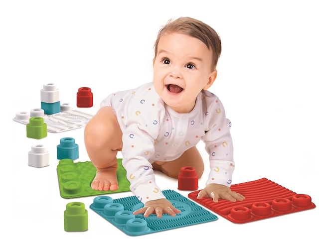 Produktbilde 2 for Soft Clemmy Sensory Lekematte 4-pakning Clementoni