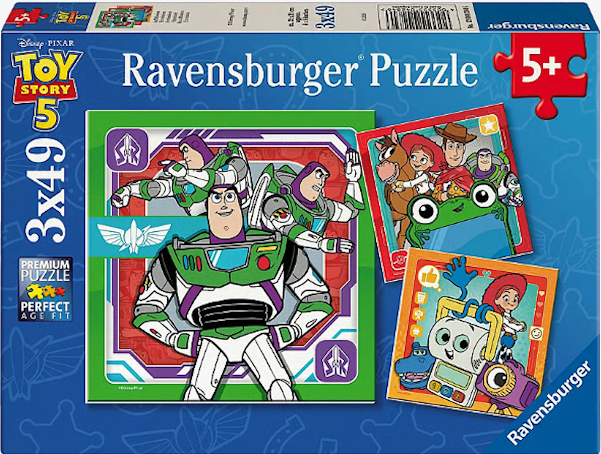 Tuotekuva ille Toy Story 5 Lasten palapeli 3x49 palaa Ravensburger