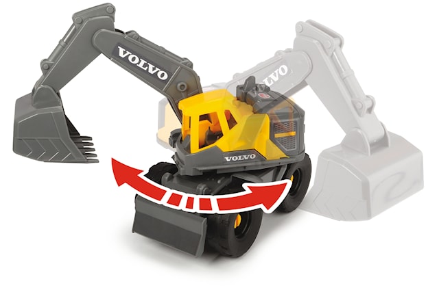 Produktbilde 4 for Mack/Volvo Lastebil med Anleggskjøretøy Dickie Toys