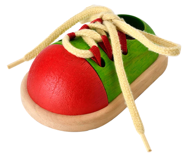 Lär dig knyta Skor PlanToys