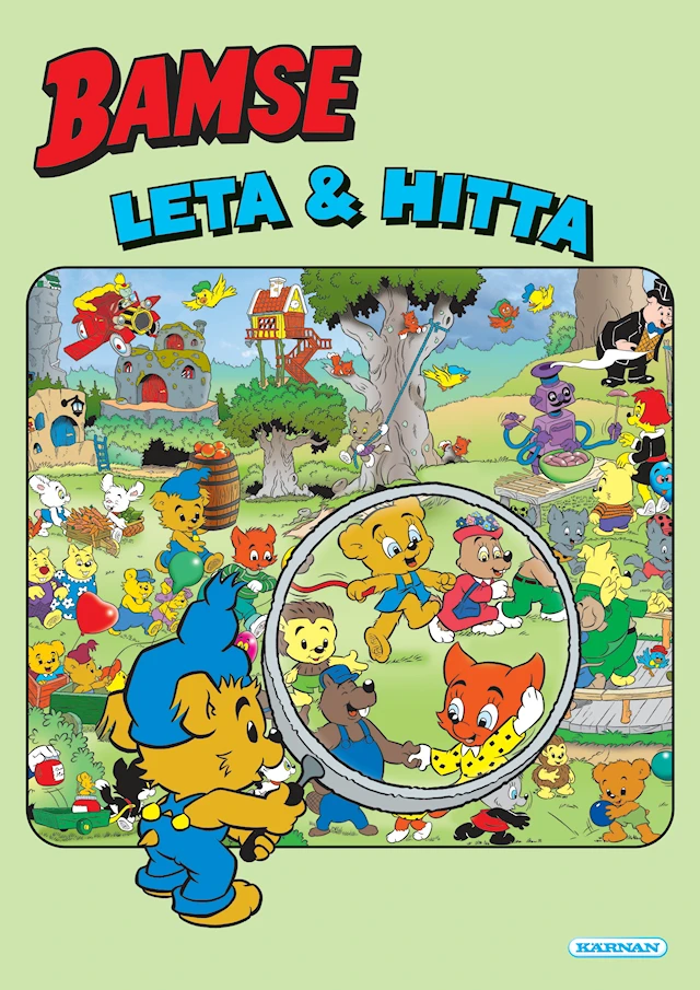 Pysselbok Bamse "Leta och hitta"  Kärnan