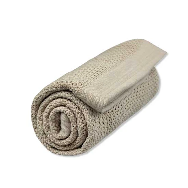 Gallerfilt Soft Grid Pebble Greige Vinter & Bloom