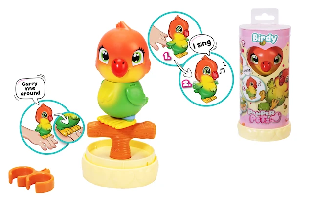 Mini Birdy interaktiivinen lintu Pamper Petz
