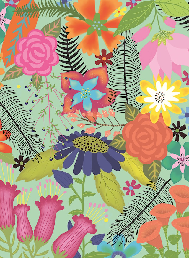 Tuotekuva 2 - Flower Jungle 500p Ravensburger