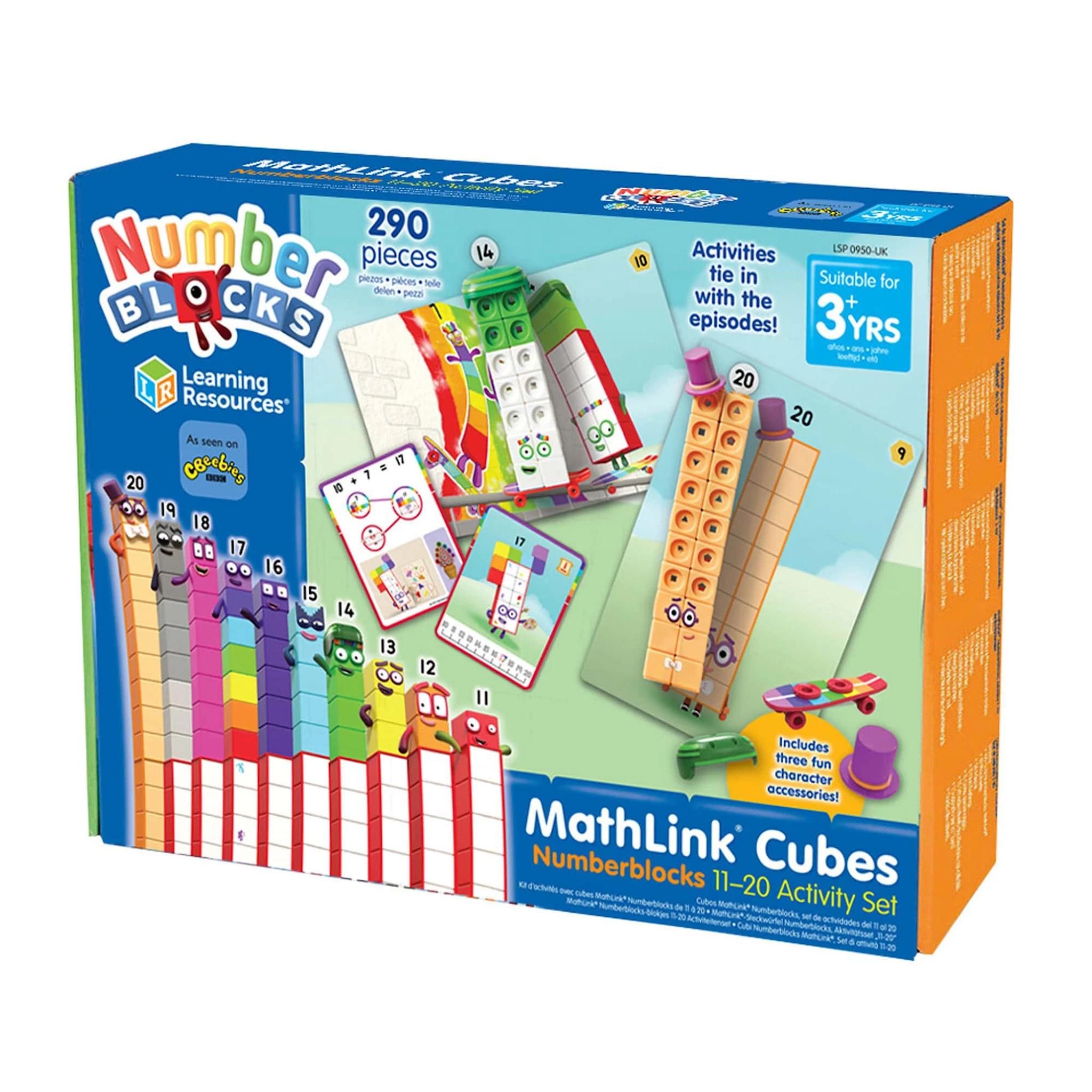 Tuotekuva ille Numberblocks® - Aktiviteettisetti numeroilla 11–20 Learning Resources