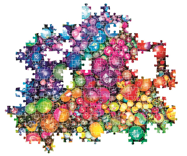 Produktbild 3 för Pussel CB High Quality Collection Colorboom Marbles 1000 bitar, Clementoni