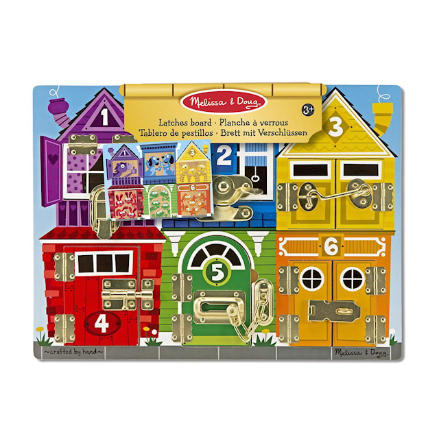 Produktbilde 1 for Aktivitetsbrett lås i tre Melissa & Doug
