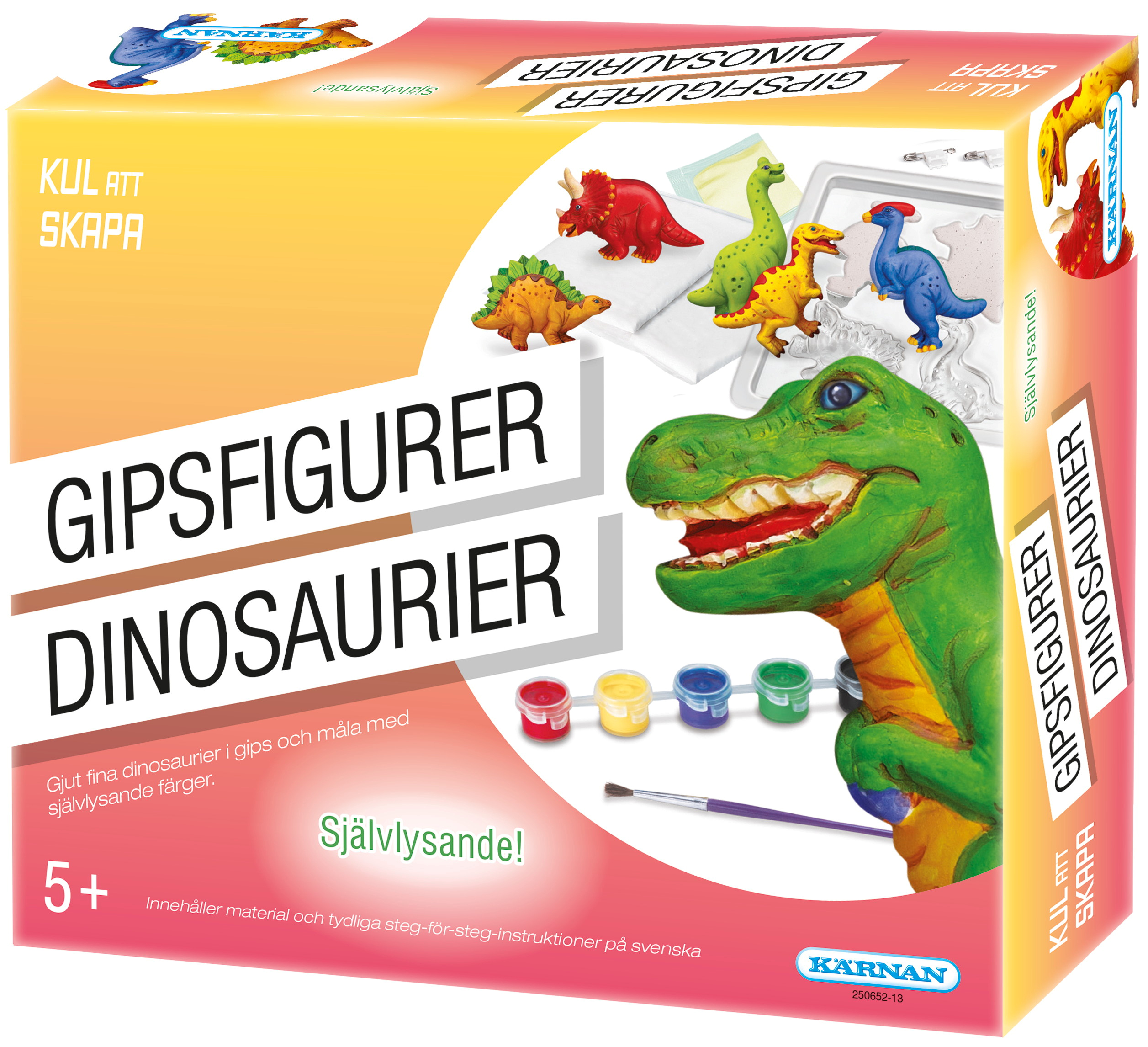 Kul att skapa - Gipsfigurer Dinosaurier Kärnan