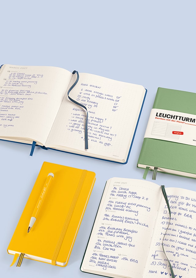 Tuotekuva 2 - Weekly Planner & Notebook 2026 A4+ Black Leuchtturm1917