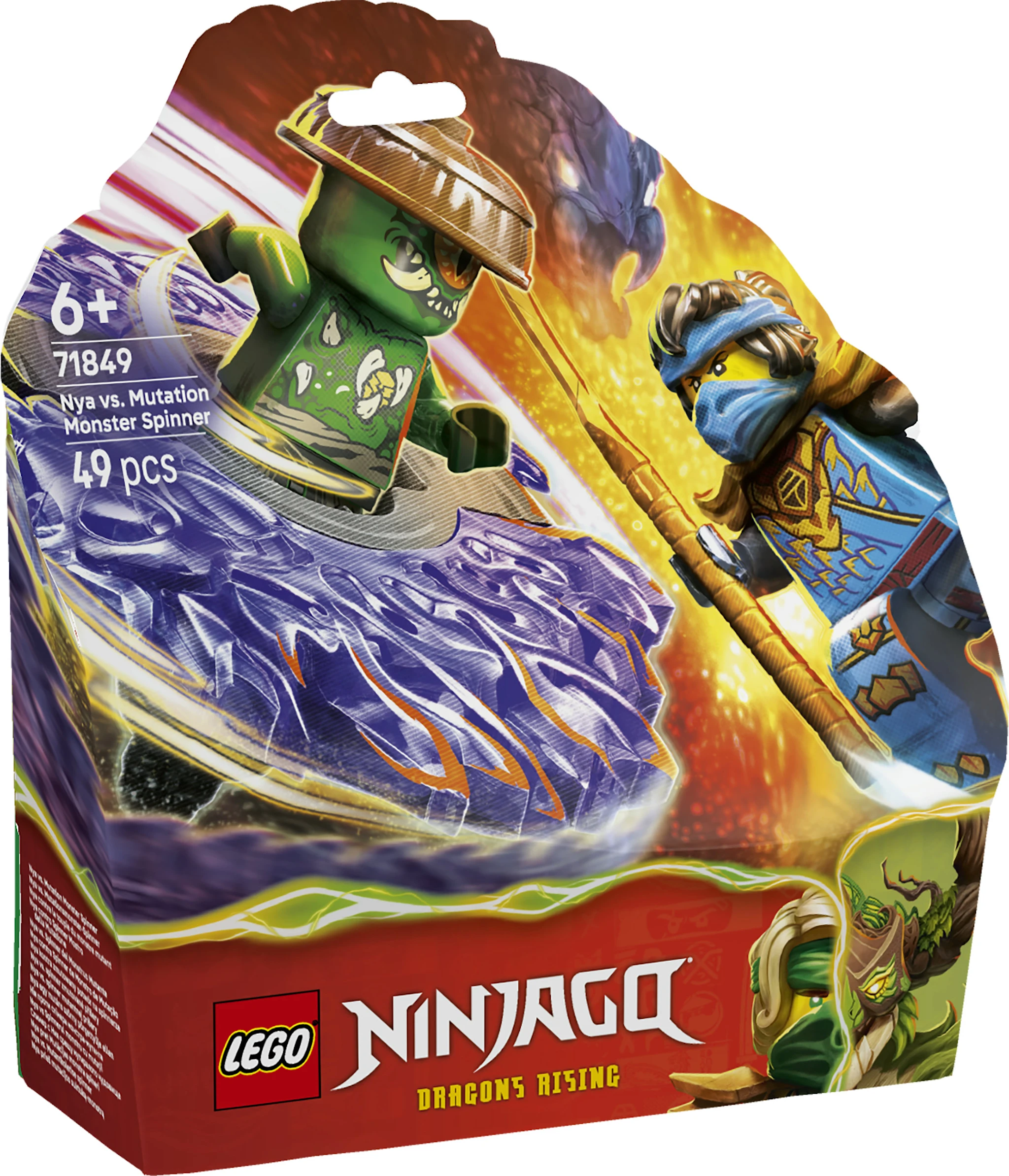 Tuotekuva ille Nya vastaan mutaatiohirviöspinneri LEGO® Ninjago (71849)