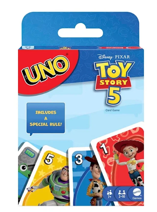 Uno-korttipeli Toy Story 5