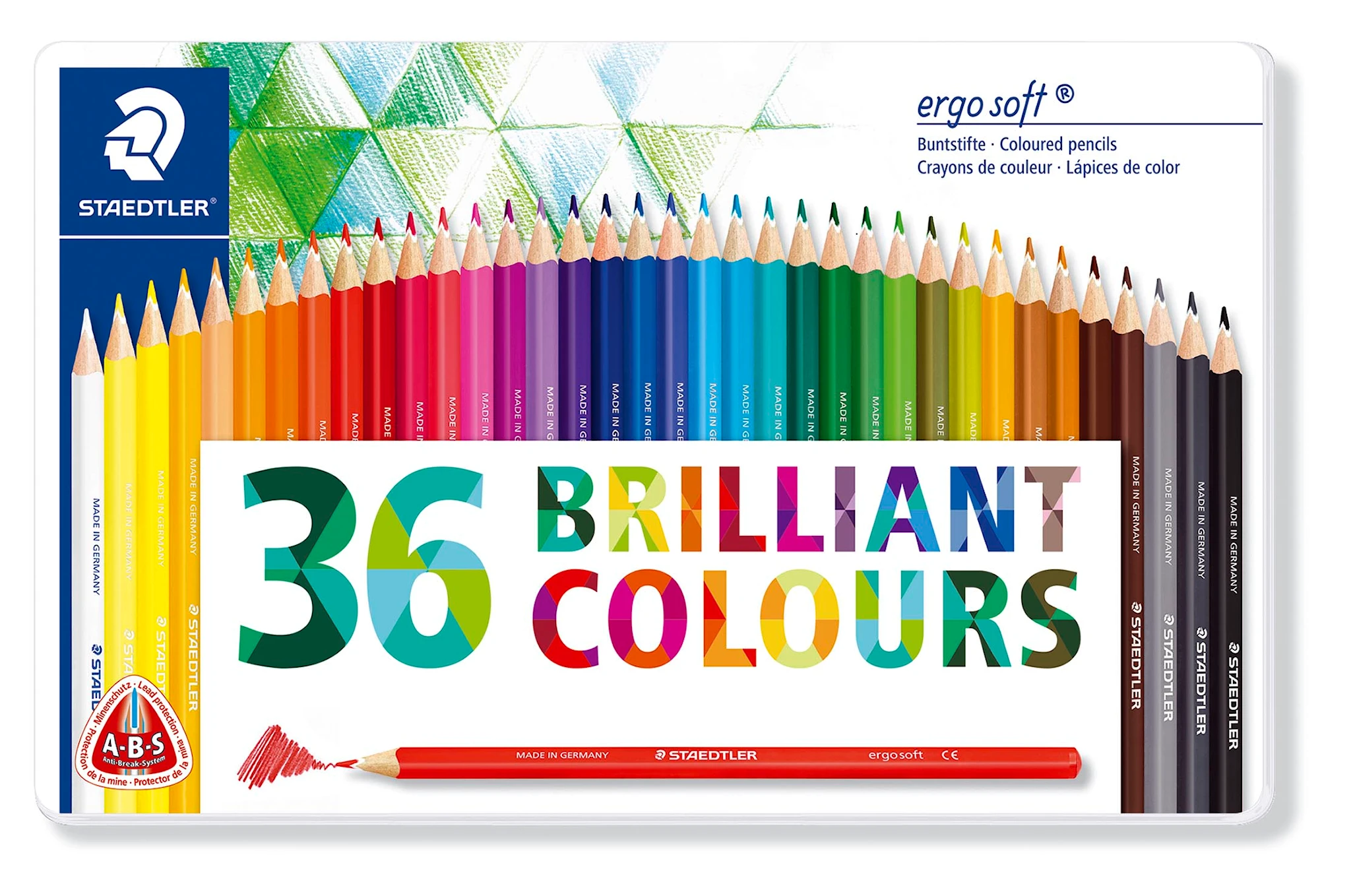 Produktbilde for Ergosoft® 157 Fargeblyant 36-pakning Staedtler