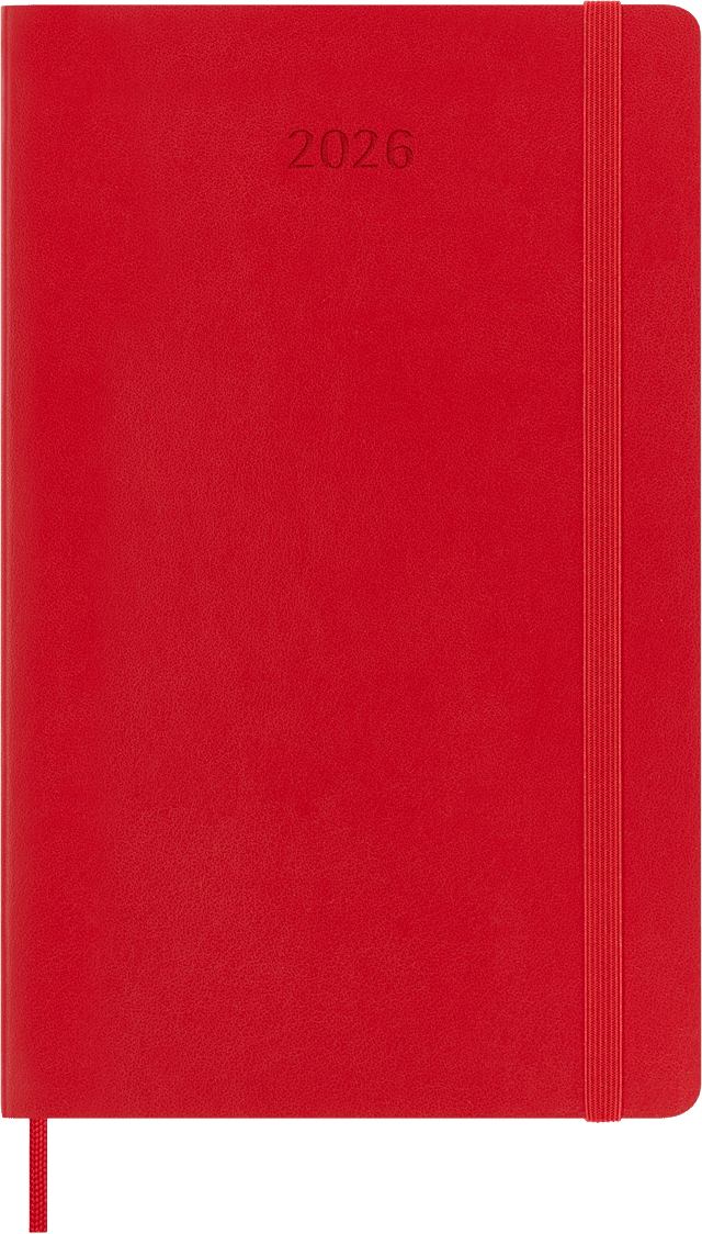 Tuotekuva 2 - Kalenteri 2026 Classic Soft 12M Week Note Large Punainen Moleskine