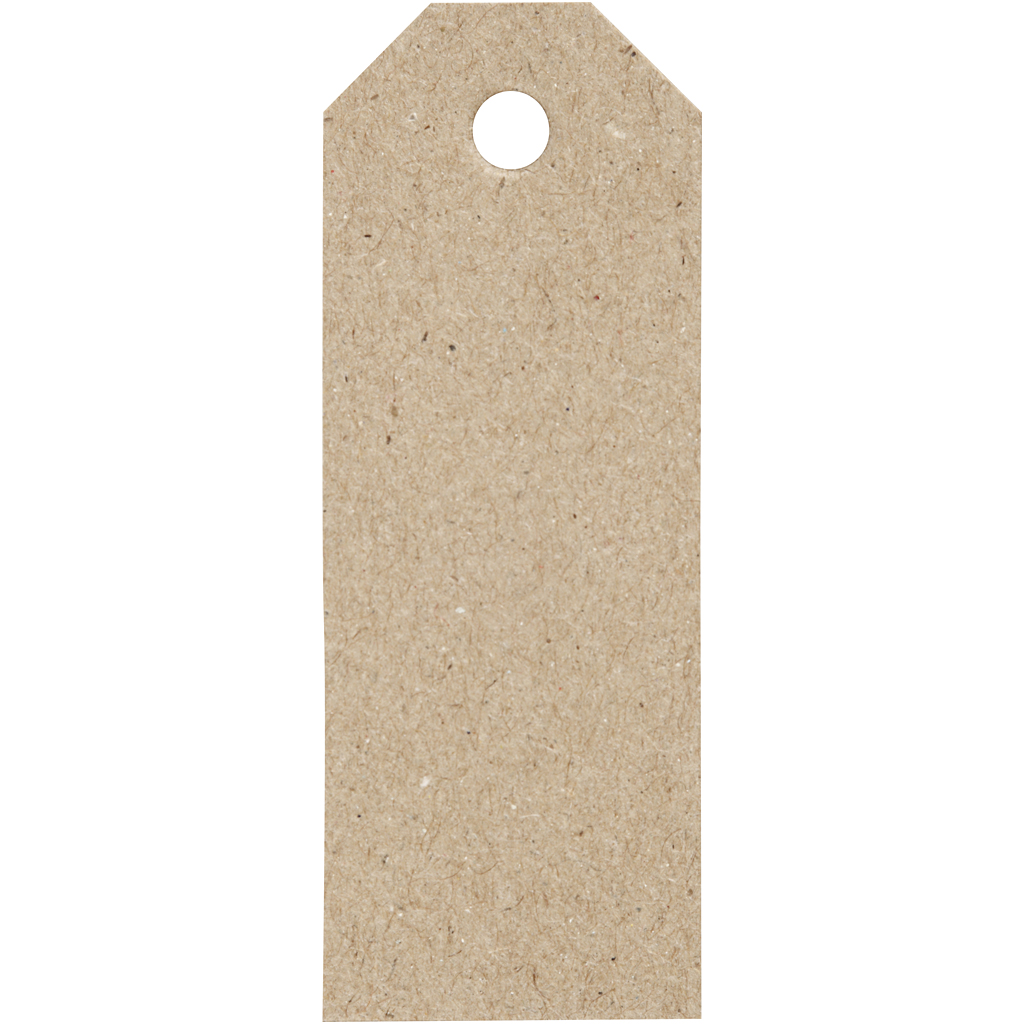 Etikett Manillamärken Naturfärgade 3x8 cm 20-pack