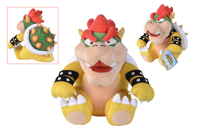 Produktbilde 2 for Super Mario, Bowser Kosedyr (27 cm)