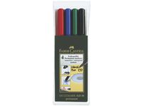 Märkpenna Multimark permanent M 4-pack Faber Castell