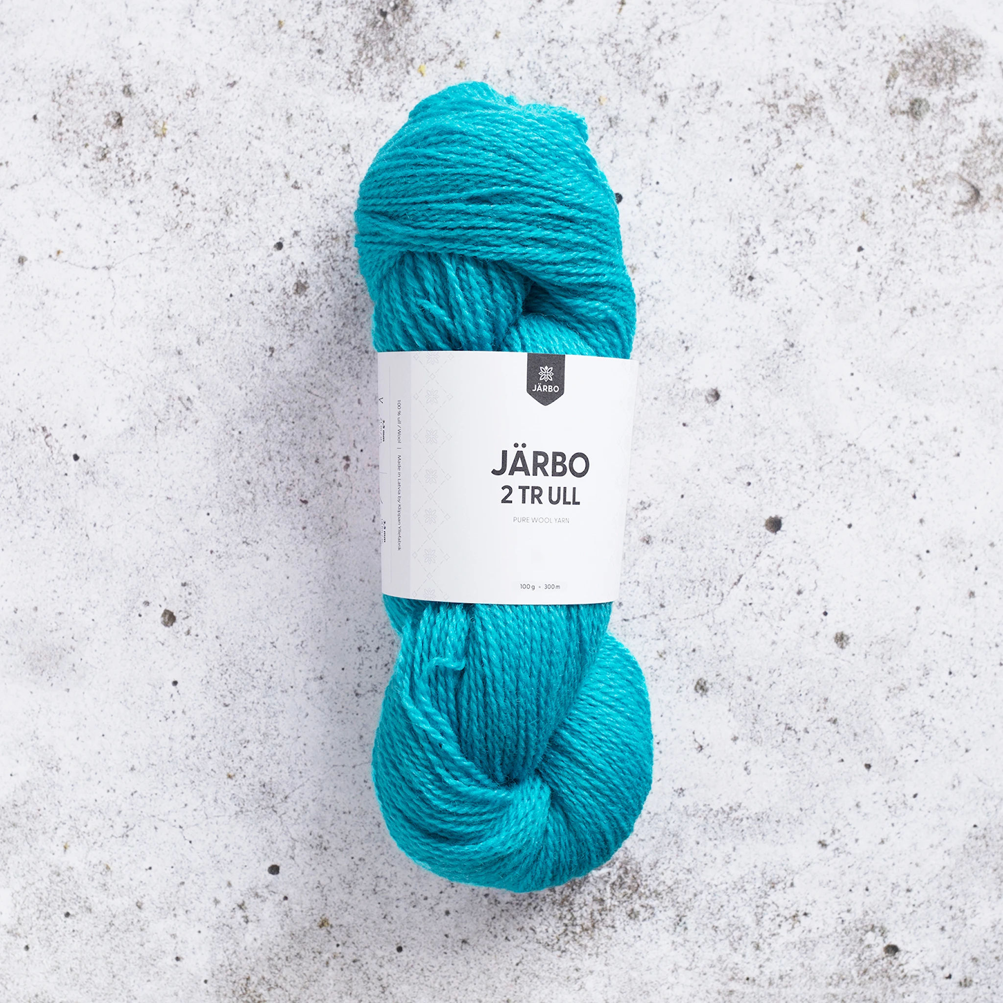 Produktbild för 2tr Ull 100 g Turquoise Treat (74144) Järbo