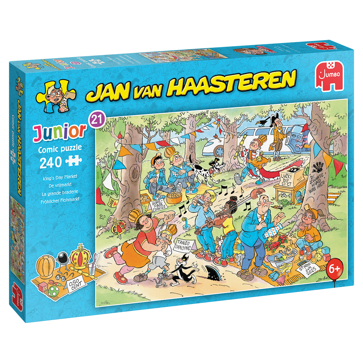 Jan Van Haasteren Junior King´s Day Market Pussel 240 bitar