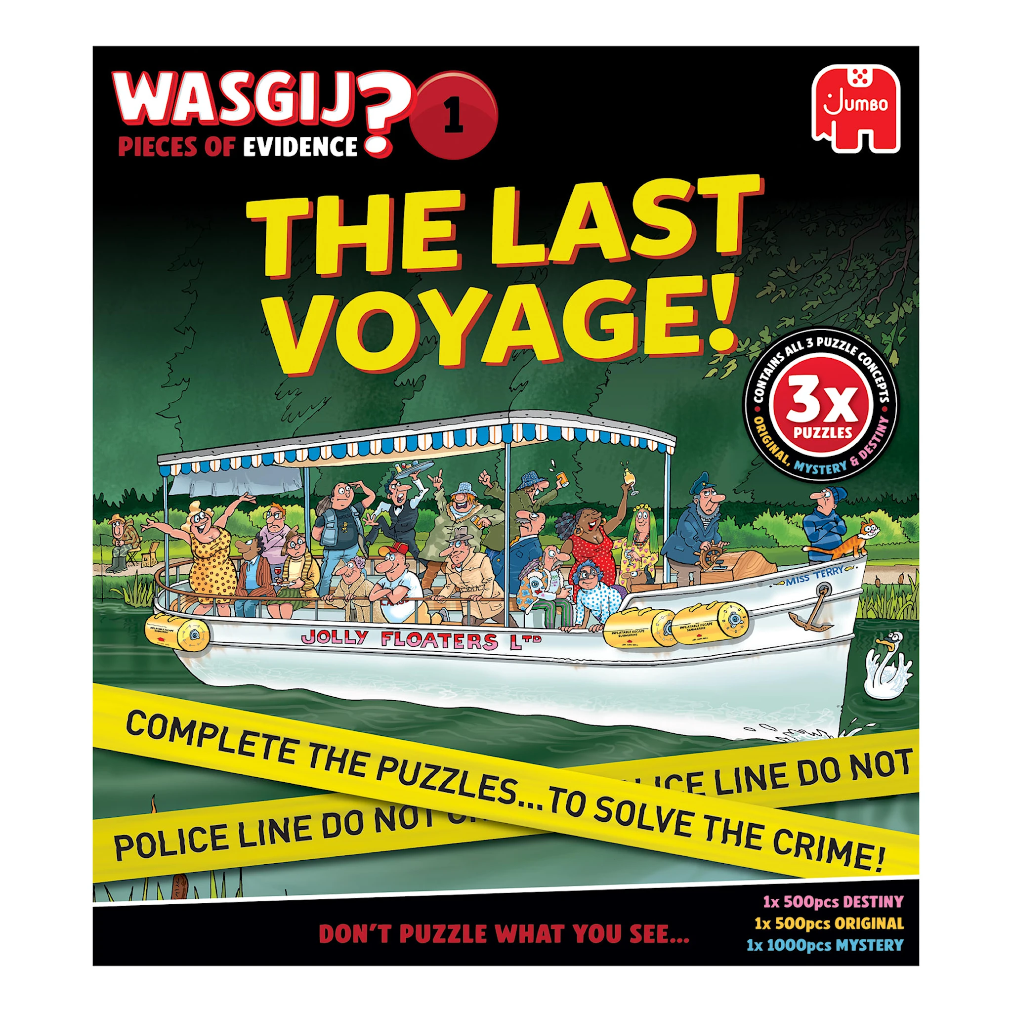 Tuotekuva ille Wasgij Pieces of Evidence 1 - The Last Voyage! 3 Pussel