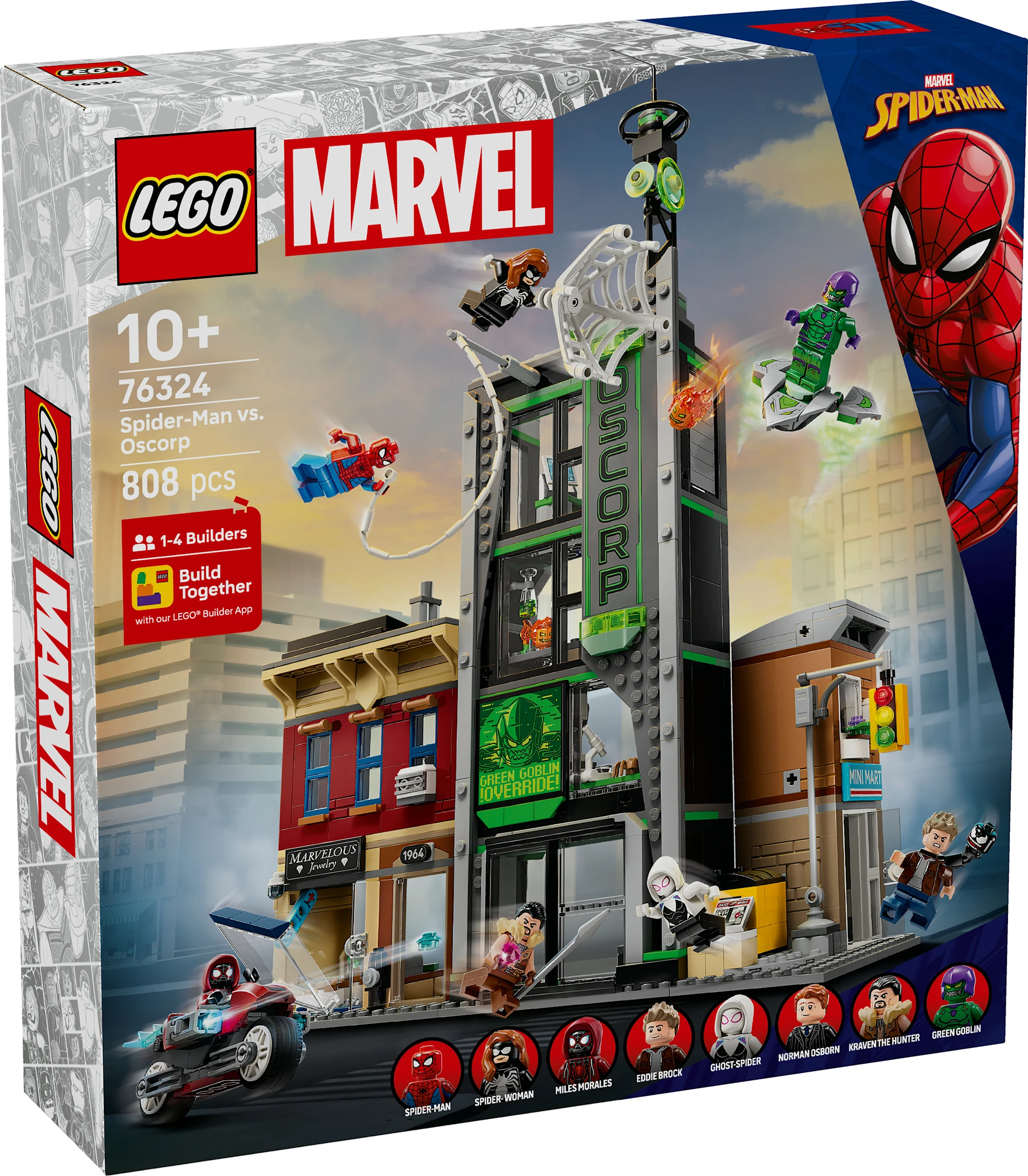 Tuotekuva ille Spider-Man vastaan Oscorp LEGO® Super Heroes (76324)