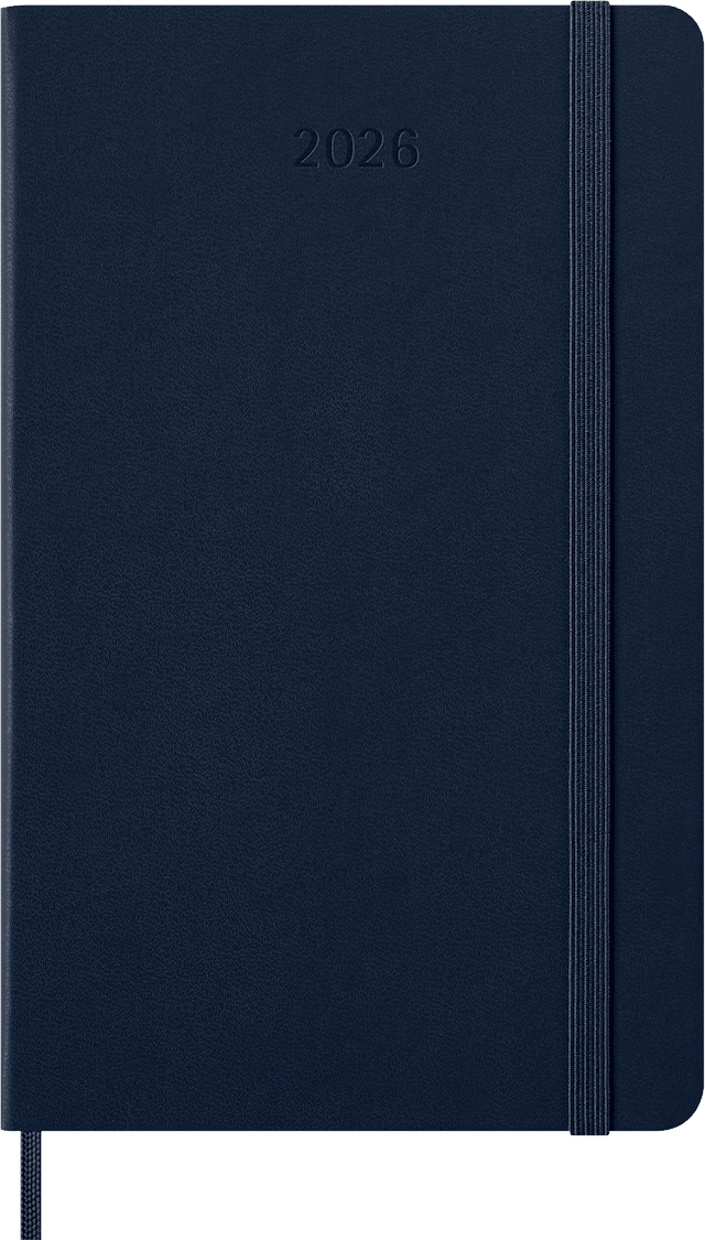 Tuotekuva 7 - Kalenteri 2026 Classic Hard 12M Week Note Large Sapphire Blue Moleskine