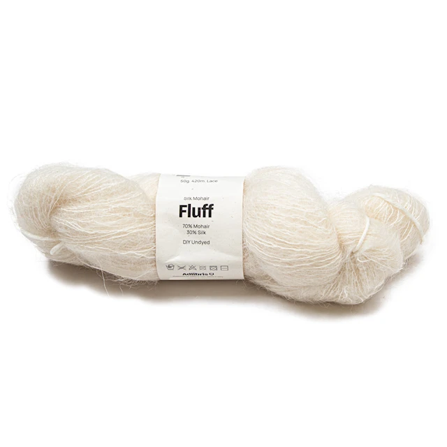 Silkki-Mohair Fluff 50 gr DIY Undyed A732 Adlibris