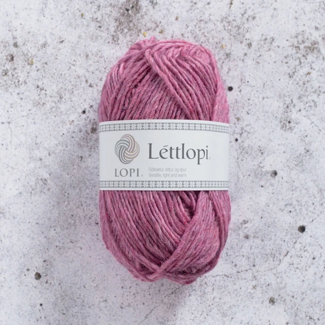 Léttlopi Villalanka 50 g Meleerattu vaaleanpunainen (1412) Istex