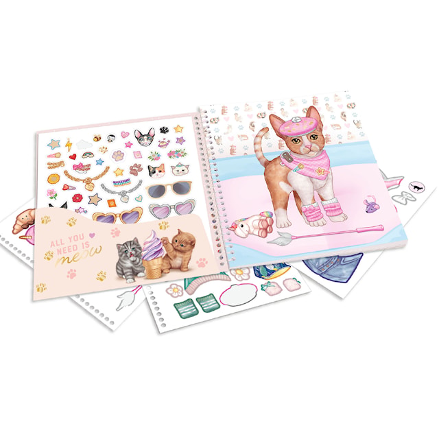 Tuotekuva 3 - TOPModel Dress Me Up Tarrakirja KITTY (kirjavero)