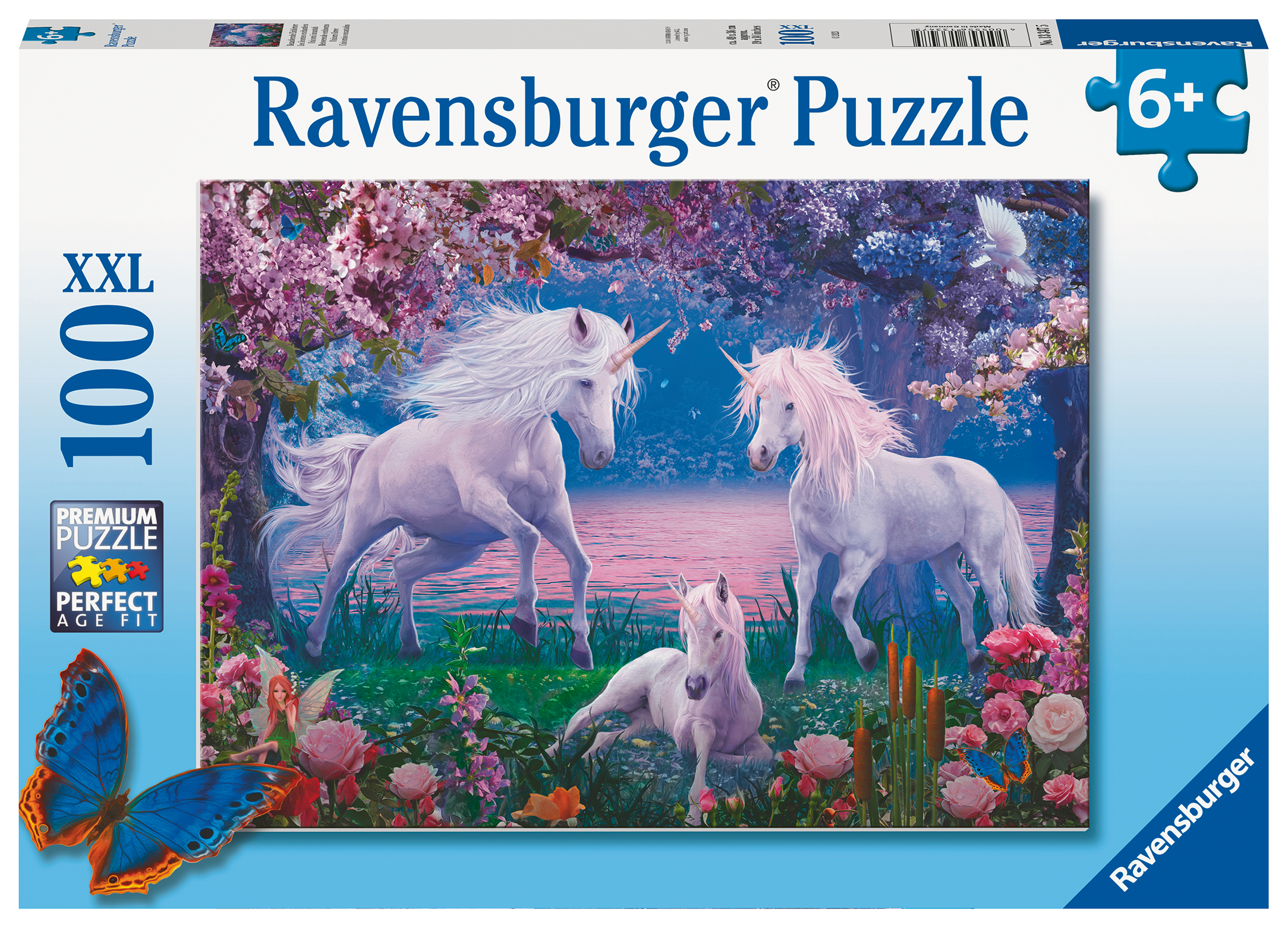 Unicorns Pussel 100 bitar Ravensburger