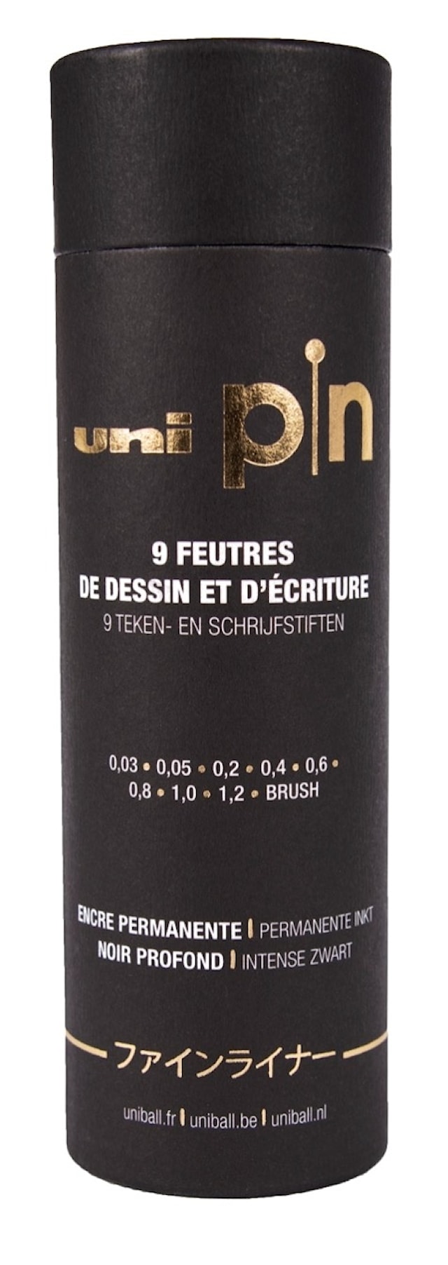 Fineliner Uni Pin - the Tube 9-kpl, Uni-Ball