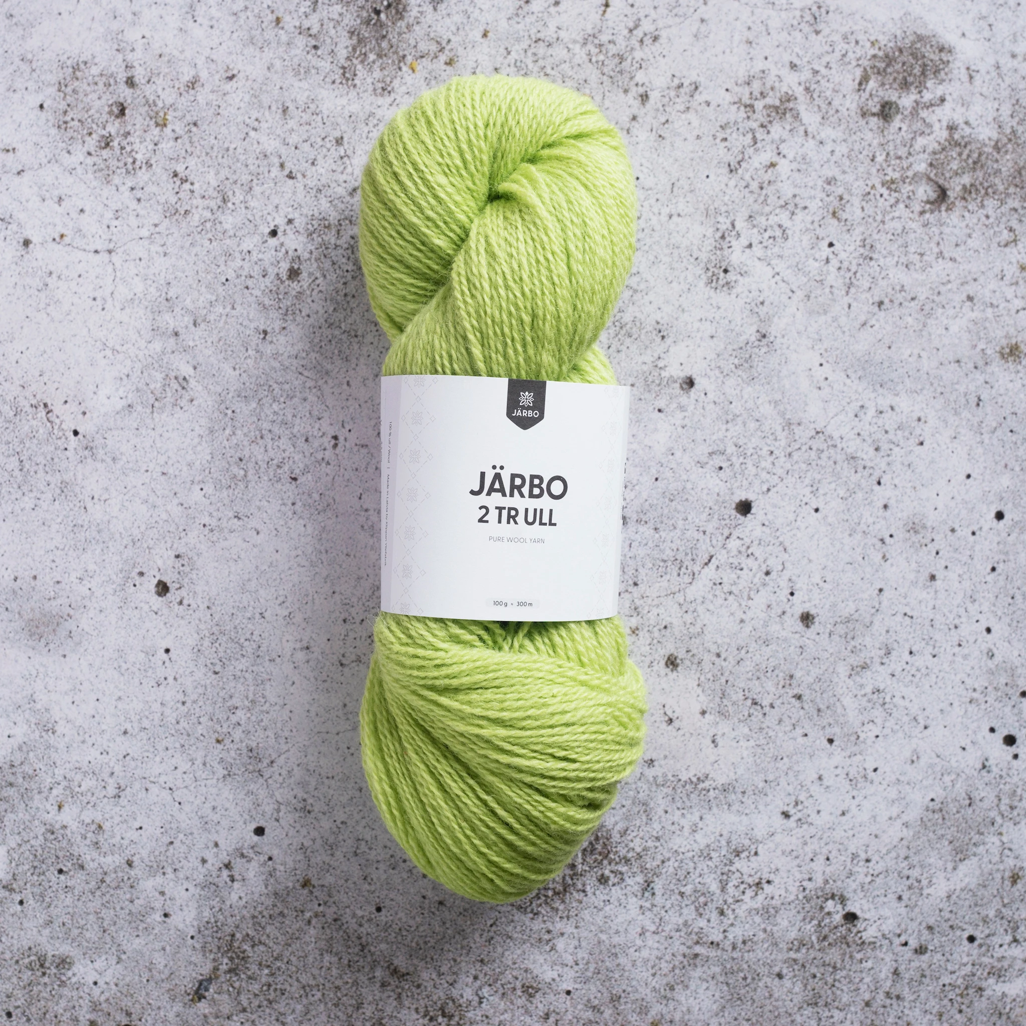 Produktbild för 2tr Ull 100 g Young leafs Järbo