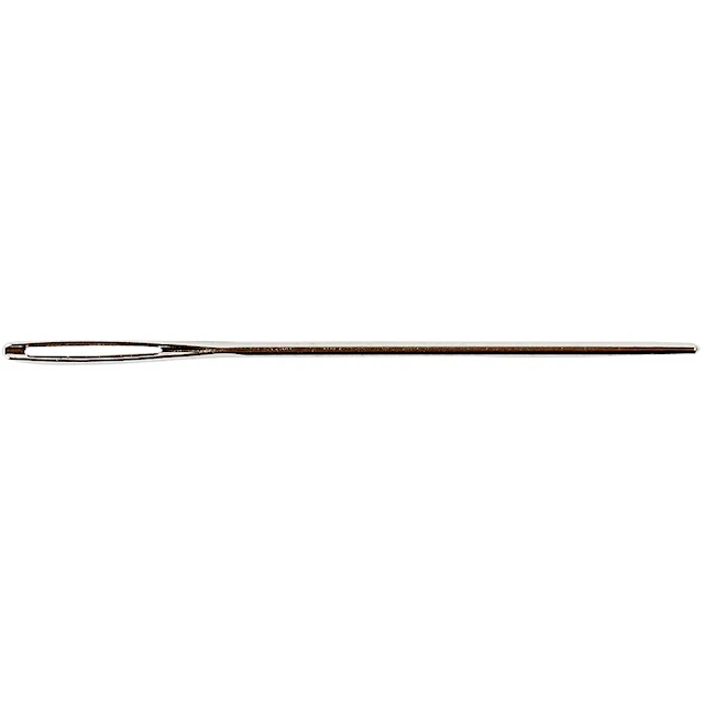 Kirjontaneula, Silmän pituus 9 mm , nro 18, Pit. 50 mm, tylppäkärkinen, 25 kpl/ 1 pkt