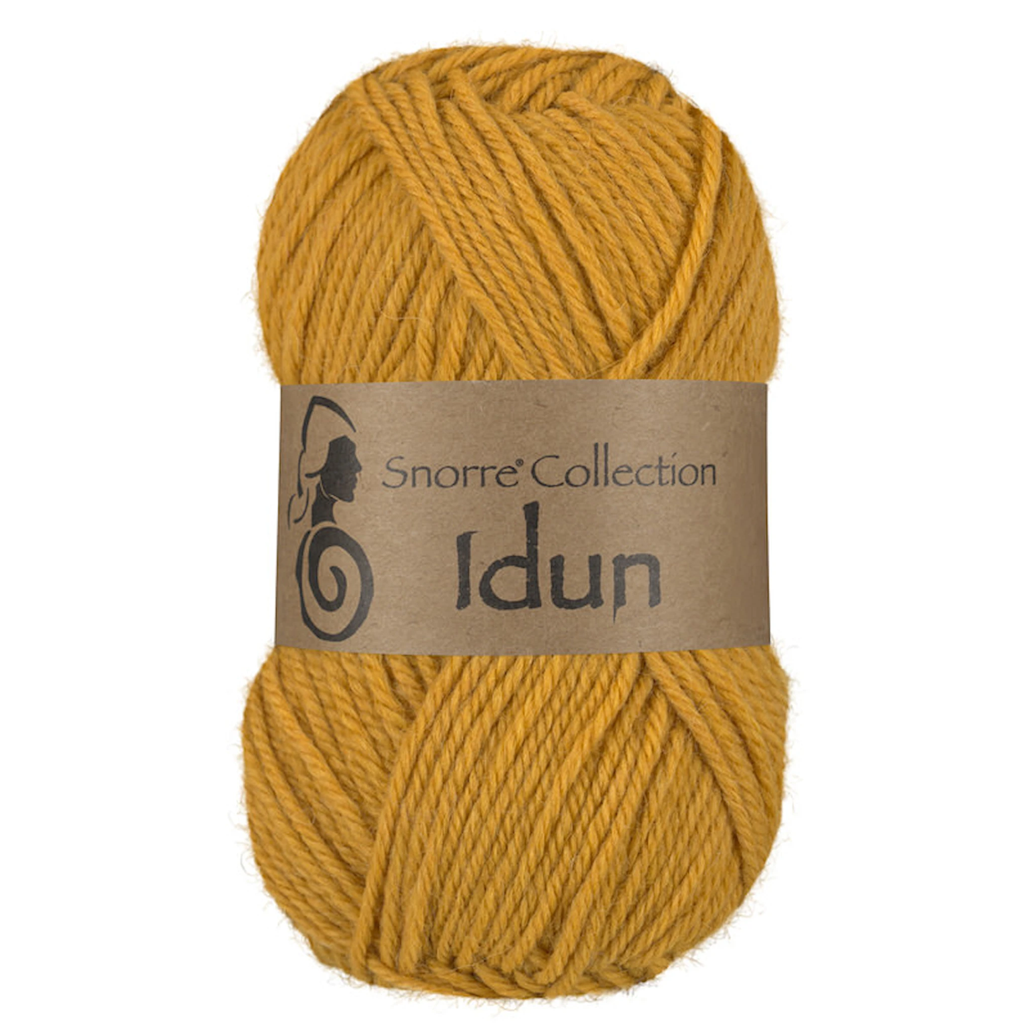 Produktbild för Idun Ull, Alpacka mix 50 gr Gul 645, Viking Snorre