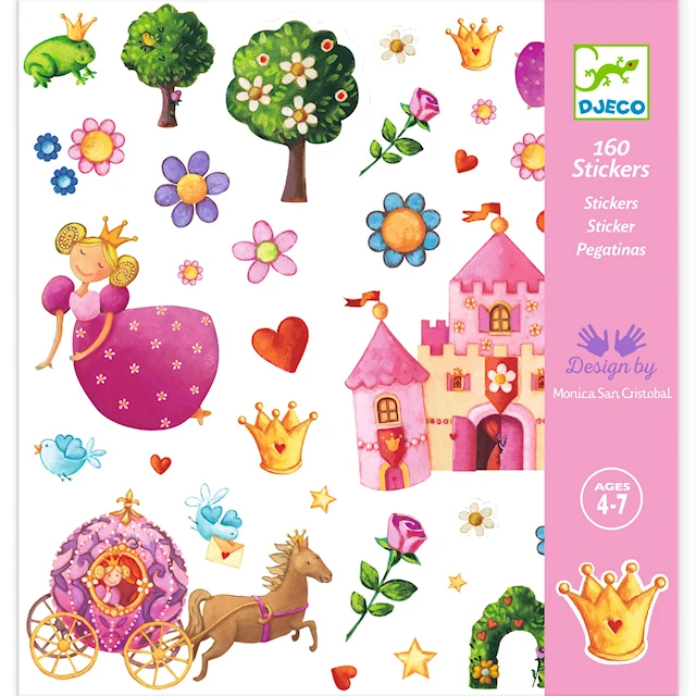 Tarrat Satuprinssit 160-pack Djeco