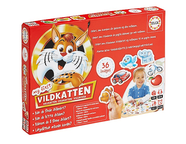 Produktbild 1 för Spel, Vildkatten My First, Educa (SE/FI/NO/DK)