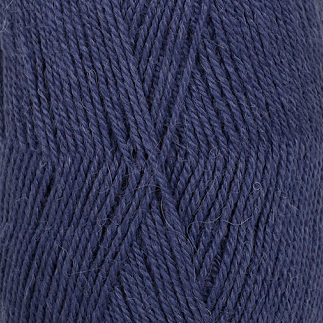 Flora Uni Colour Garn Ullmiks 50 g Indigo 10 Drops