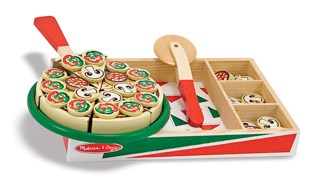 Produktbild 2 för Pizzaset i trä, Melissa & Doug