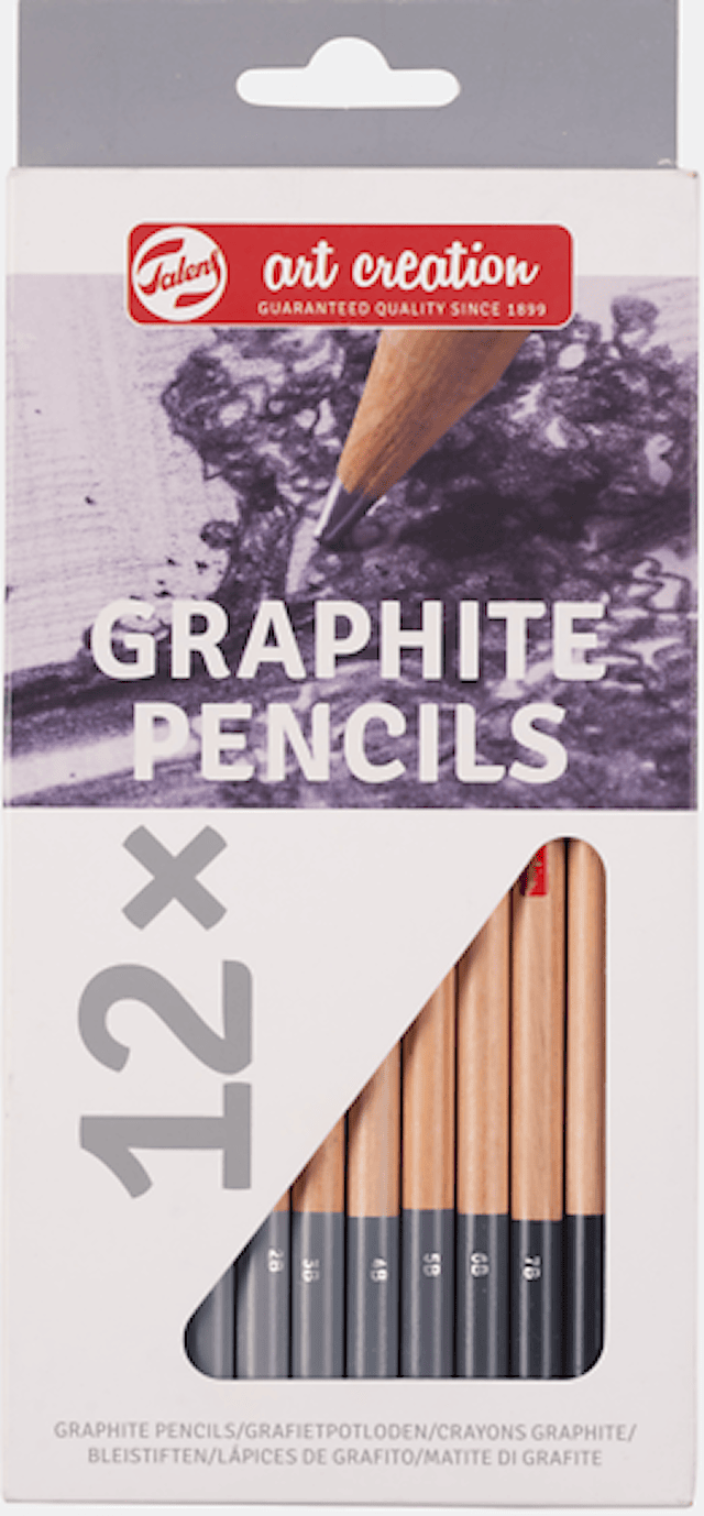 Produktbilde 1 for Talens Art Creation Graphite blyanter, sett med 12