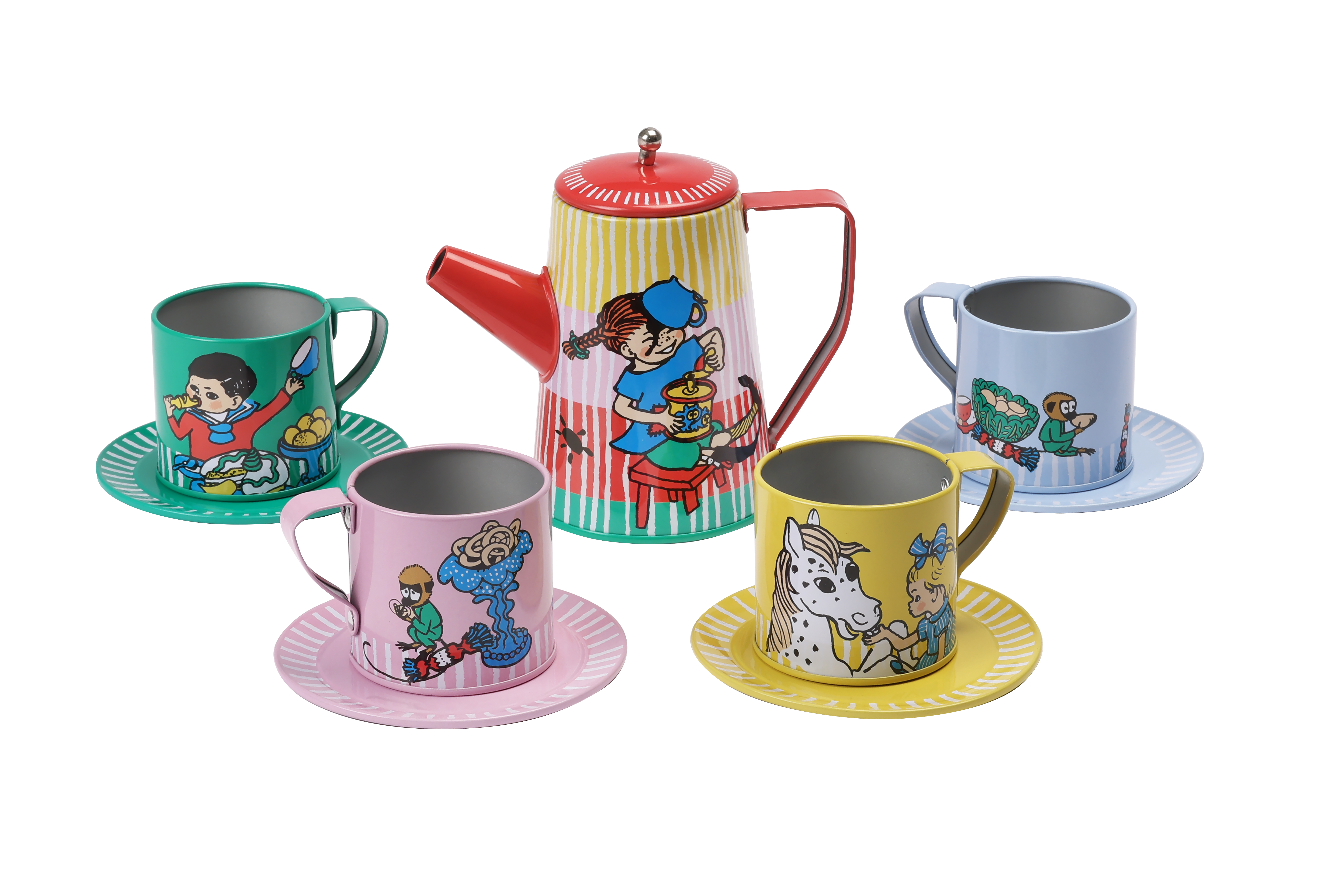 Pippi Teeastiasto Metalli Micki