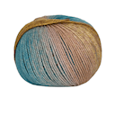 Vip merino/kashmir garn 50 gr TURCHESE MIX 31501 Lana Gatto