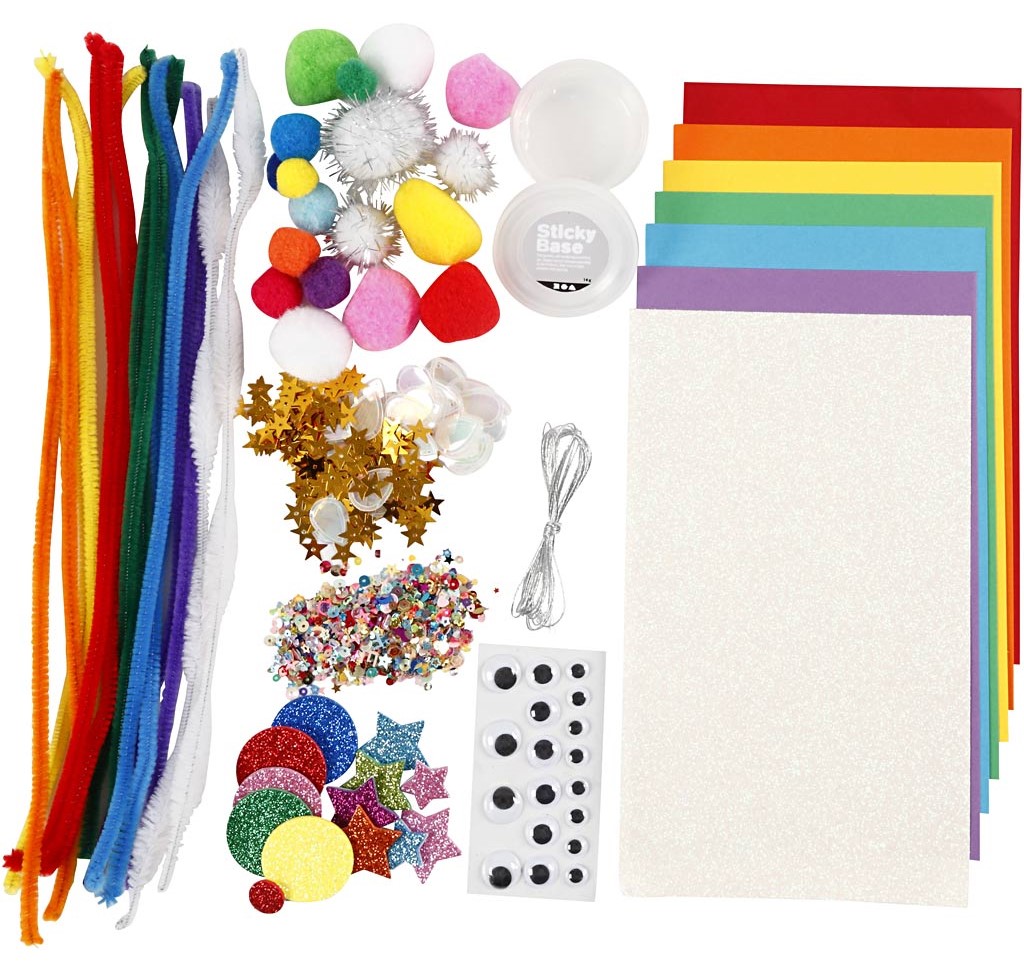 Pysselset Regnbåge kreativ mix Creativ Company