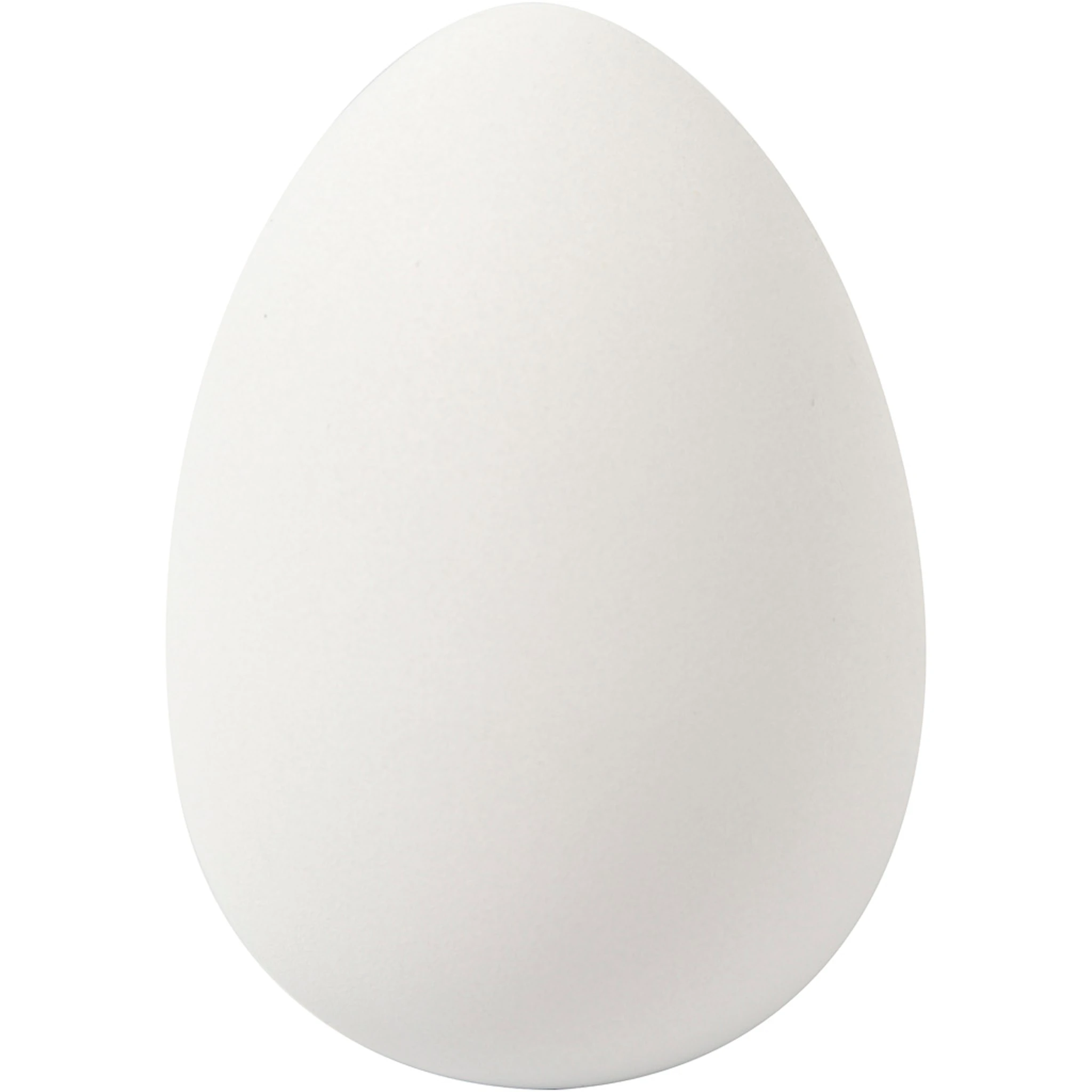 Produktbild för Ägg, H: 8 cm, Dia. 5,5 cm, vit, 8 st./ 1 förp.