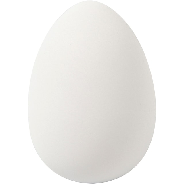 Produktbilde 1 for Egg, H: 8 cm, dia. 5,5 cm, hvit, 8 stk./ 1 pk.