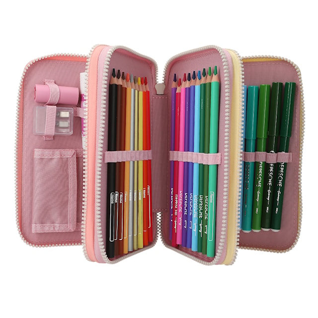 Produktbilde 2 for Triple penalhus Color Cloud Ylvi